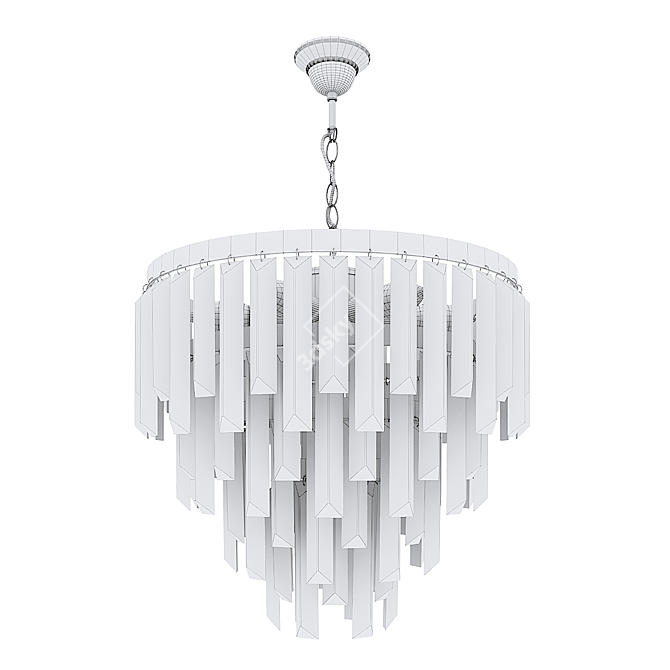Elegant Crystal Chandelier - Stilfort by Kristalina 3D model image 3