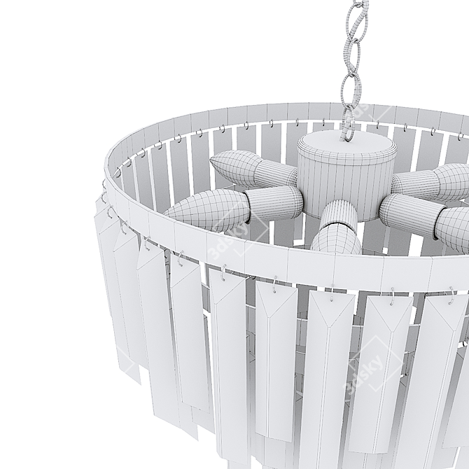 Elegant Crystal Chandelier - Stilfort by Kristalina 3D model image 4