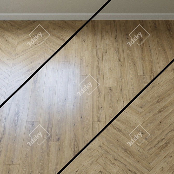 Balterio Tradition Industrial Oak 3D model image 1