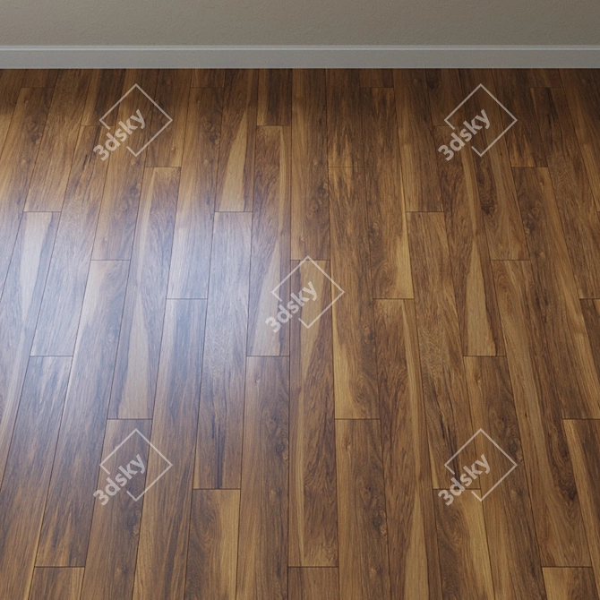 Title: Elegant Kahrs Vintage Parquet 3D model image 2