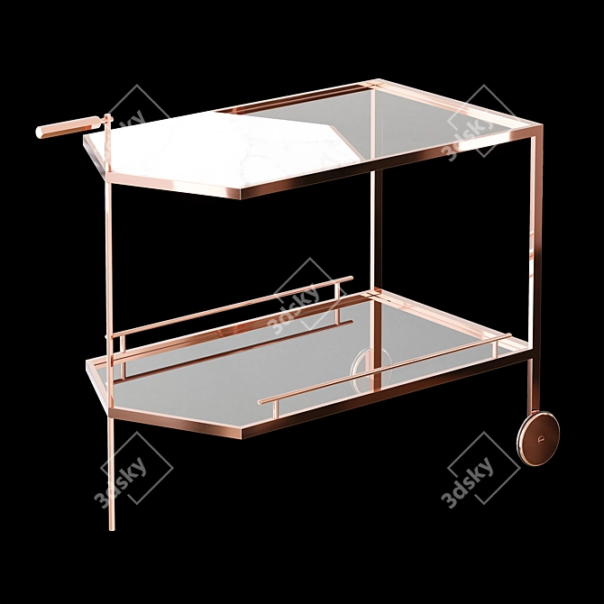 Elegant Kookudesign Gin Lane Vanity 3D model image 3