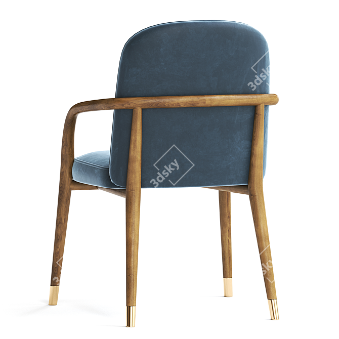 Elegant Stul Lise Armchair: Ulivi Salotti 3D model image 4