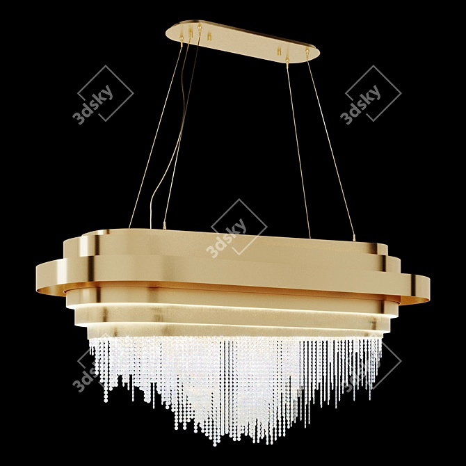 Glamorous Guggenheim Snooker Light 3D model image 1