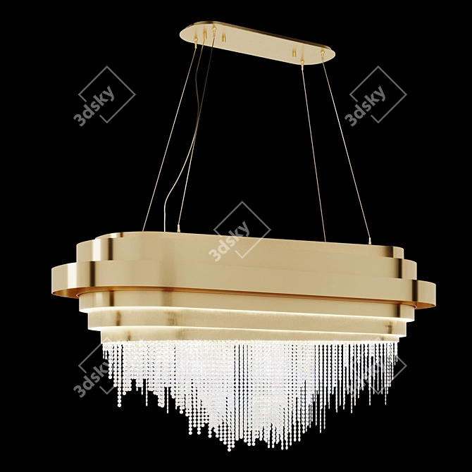Glamorous Guggenheim Snooker Light 3D model image 4