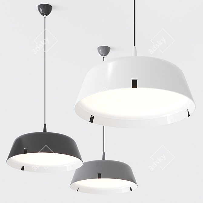 Borderline Pendant Lamp by Vertigo Bird 3D model image 1