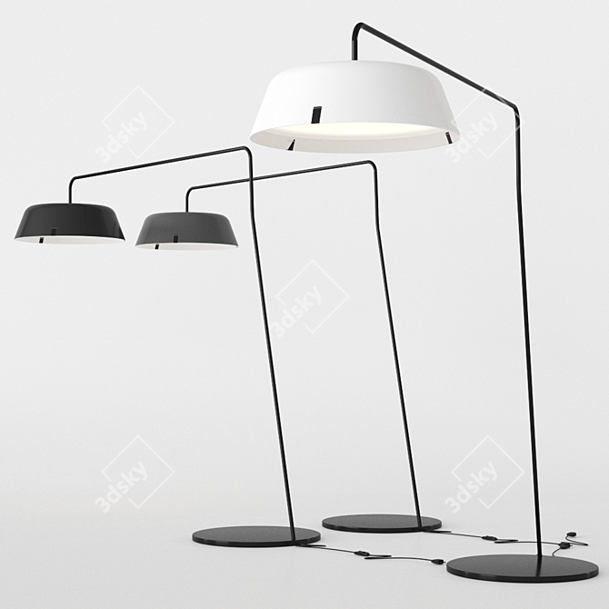 Borderline Bigfoot Floor Lamp 3D model image 1