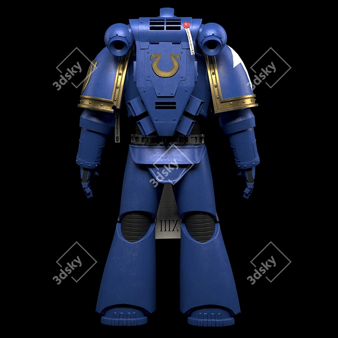 Ultramarine Space Marine: Elite Model 3D model image 2