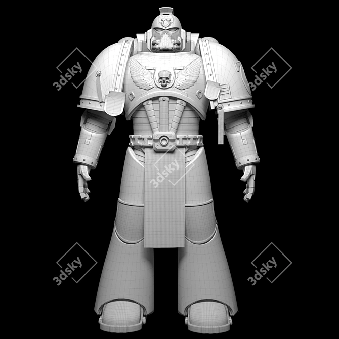 Ultramarine Space Marine: Elite Model 3D model image 3