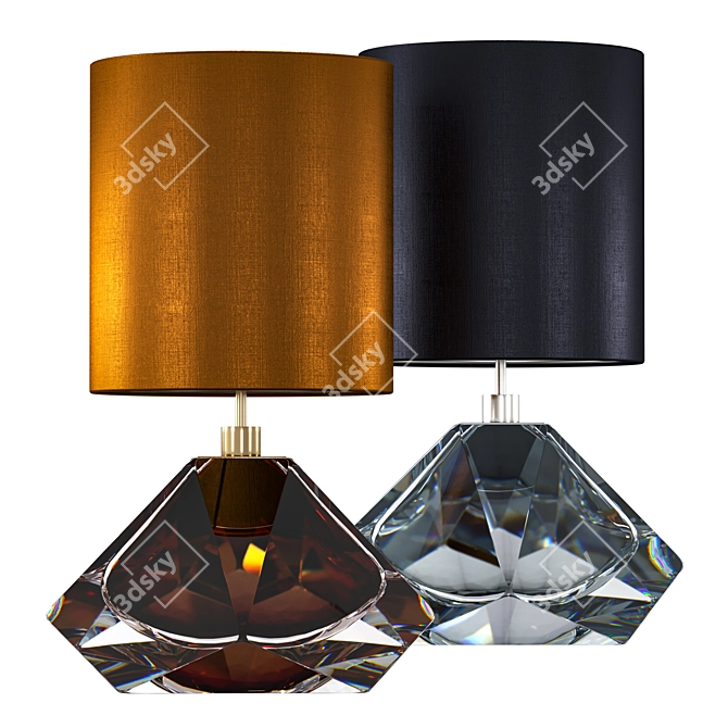 Elegant Diamond Lamp: Bella-Figura 3D model image 1