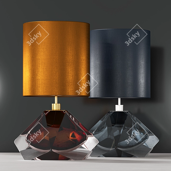 Elegant Diamond Lamp: Bella-Figura 3D model image 2