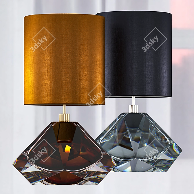 Elegant Diamond Lamp: Bella-Figura 3D model image 3