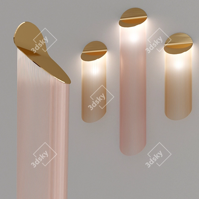 Cé Petite Wall Light: Modern Design by Alexandre Joncas 3D model image 1