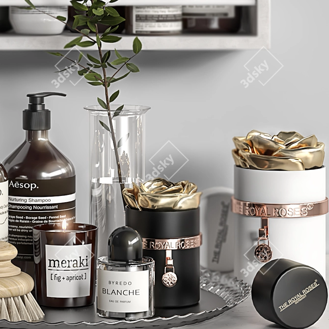 2015 Bathroom Accessories Set 3D model image 4