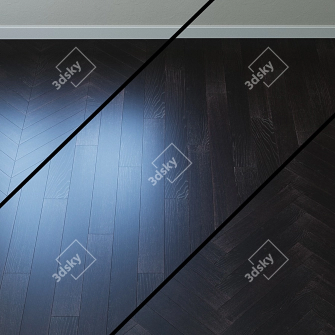 Kahrs Linnea Oak Castle Parquet Board 3D model image 1