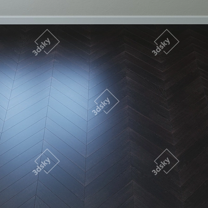 Kahrs Linnea Oak Castle Parquet Board 3D model image 3