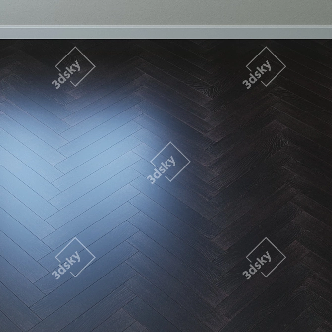 Kahrs Linnea Oak Castle Parquet Board 3D model image 4