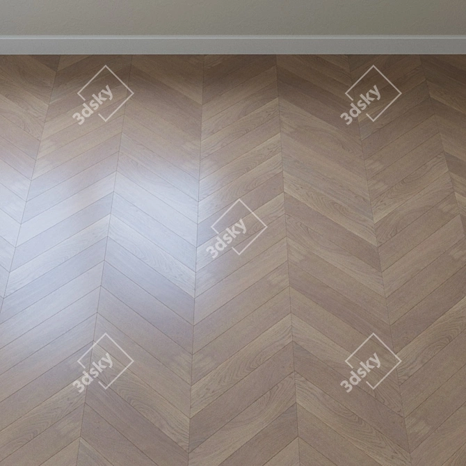 Karelia Oak Stone Gray Parquet 3D model image 3
