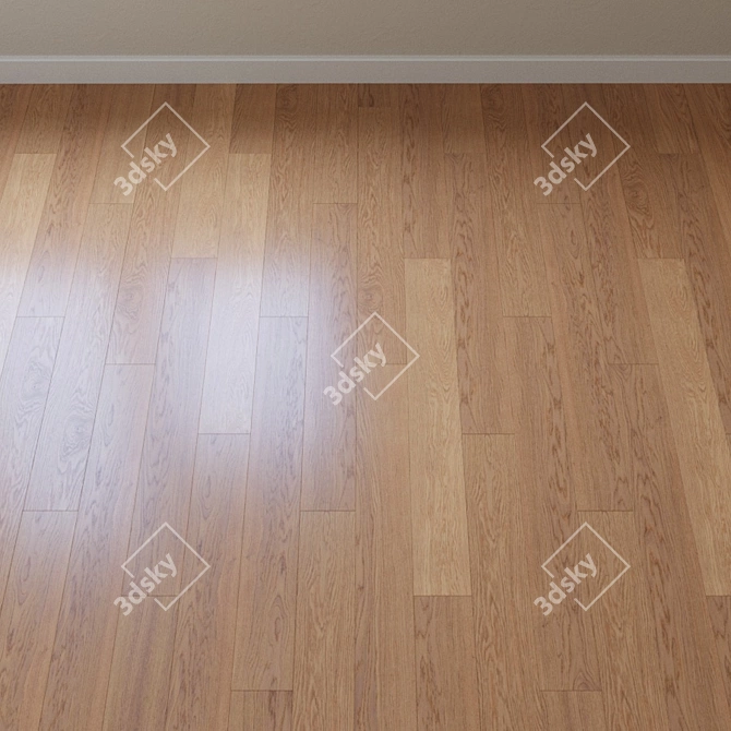 Karelia Oak Tender White Parquet 3D model image 2