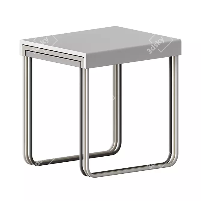 Title: Versatile Granboda Table Collection 3D model image 2