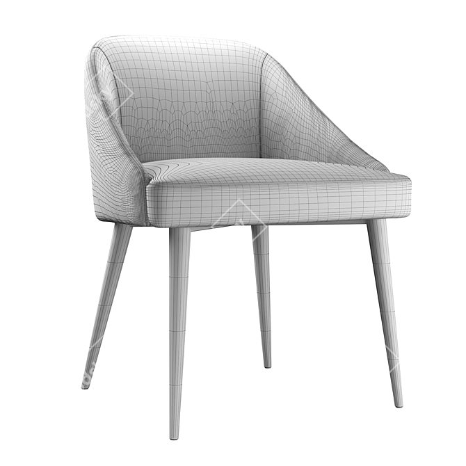 Sleek Sally Chair: Modern Style 3D model image 3