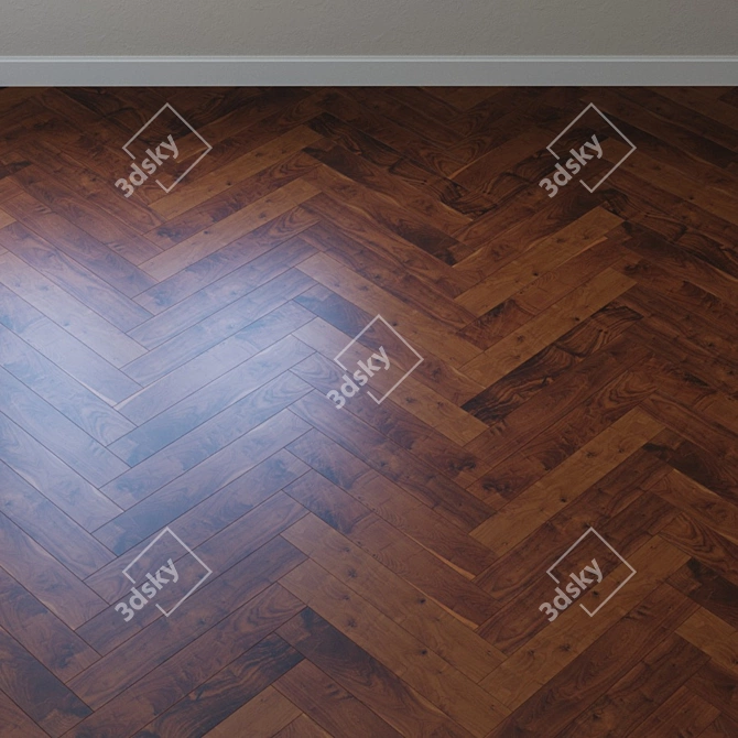 Walnut Story Spirit Parquet Board 3D model image 4