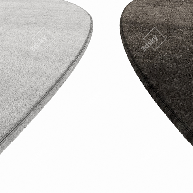 Elegance Collection: CELLERE Rug 3D model image 2