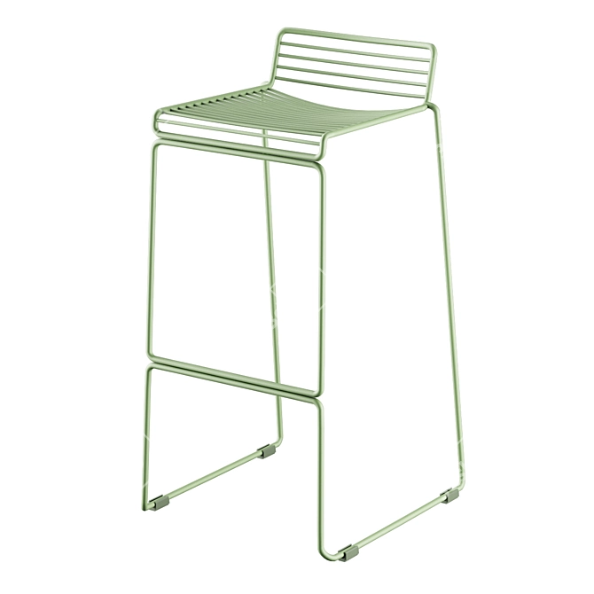 HAY HEE Bar Stool - Sleek and Stylish Seating Solution 3D model image 1