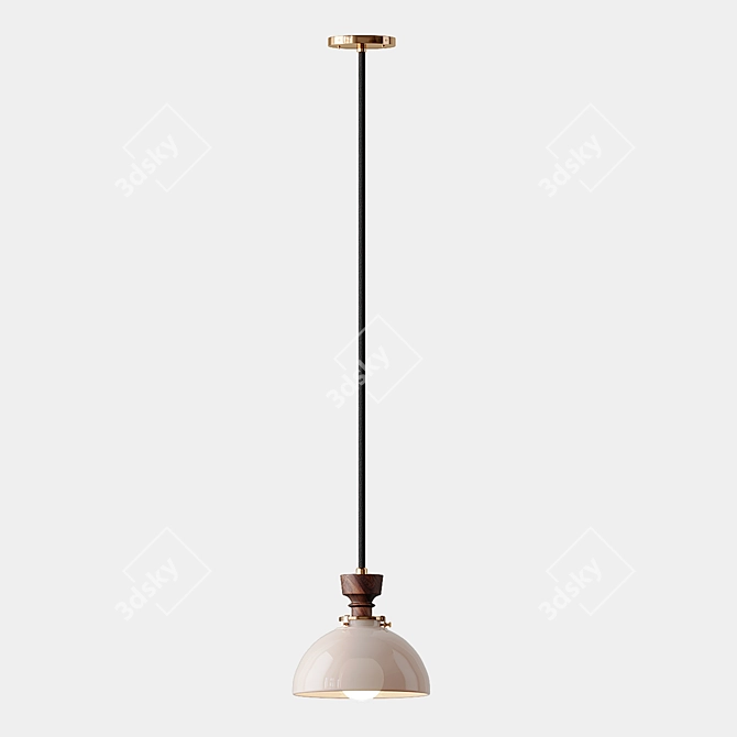 Title: Nehalem Pendant: Elegant and Modern 3D model image 3