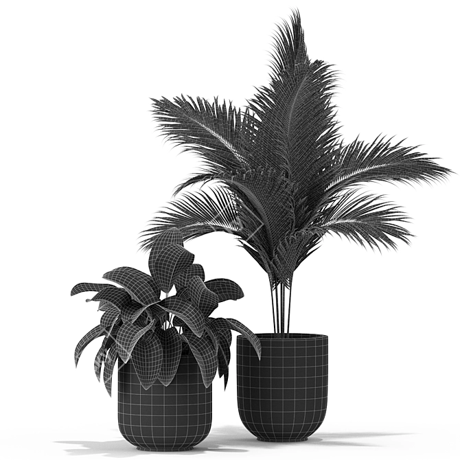 Exquisite Botanical Oasis: Plants Collection 442 3D model image 5