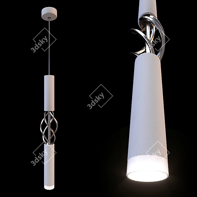Title: Eurosvet Lance Pendant Lamp 3D model image 1
