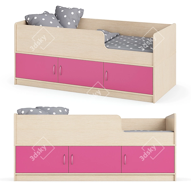Legenda K35 Kids Bed 3D model image 1