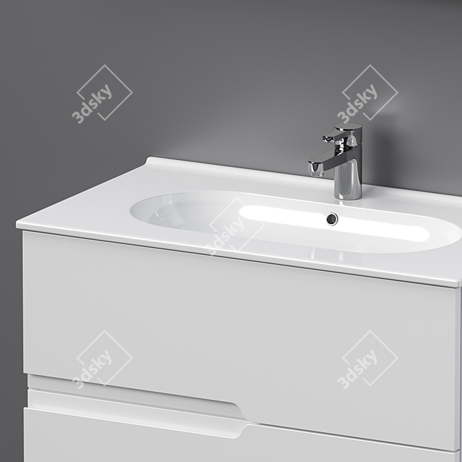 Gala Klea Bathroom Furniture Set 3D model image 5