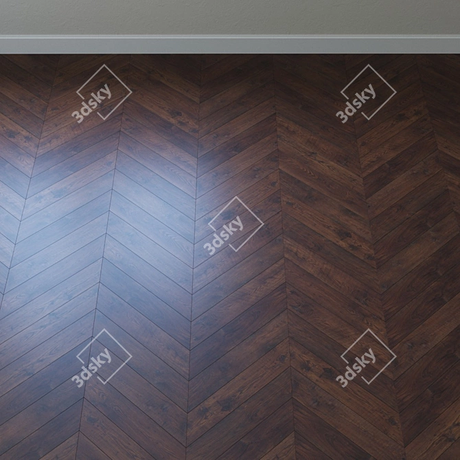 Rustic Chestnut Solid Parquet 3D model image 4