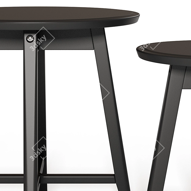 Modern Set of Kragsta Tables - Sleek and Stylish 3D model image 3