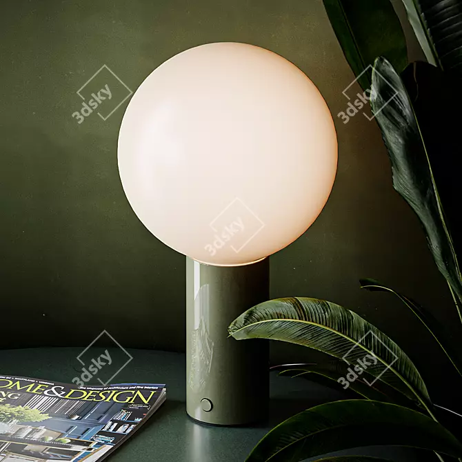 Sleek ORB Table Lamp: Illuminate in Style 3D model image 4