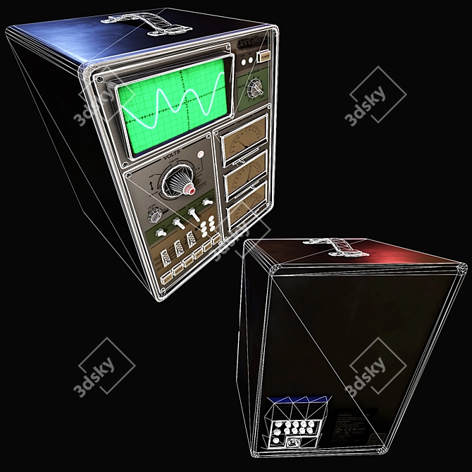 Advanced Digital Oscilloscope 3D model image 5