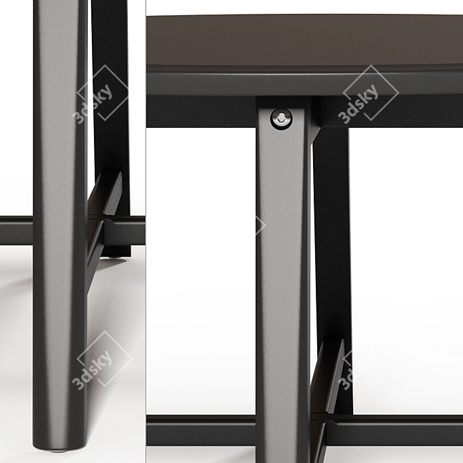 Modern Minimalist Coffee Table 3D model image 3