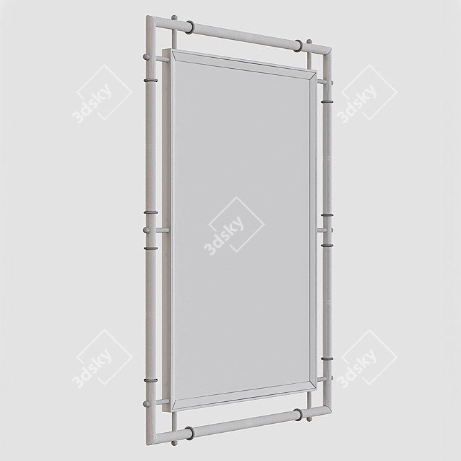 Atlanta Brass Mirror 3D model image 4