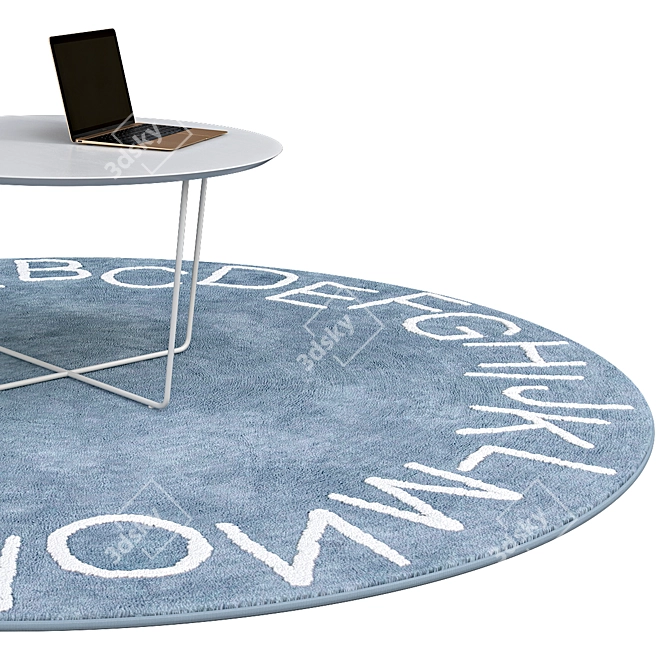 Elegant Circle Rugs | No. 151 3D model image 2