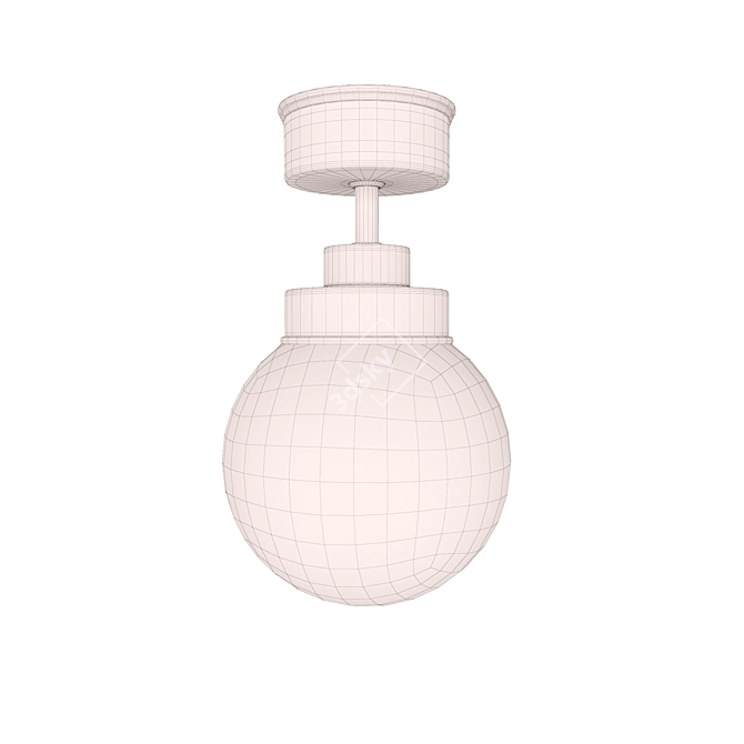 Sleek Ceiling Light: Frihult 3D model image 5