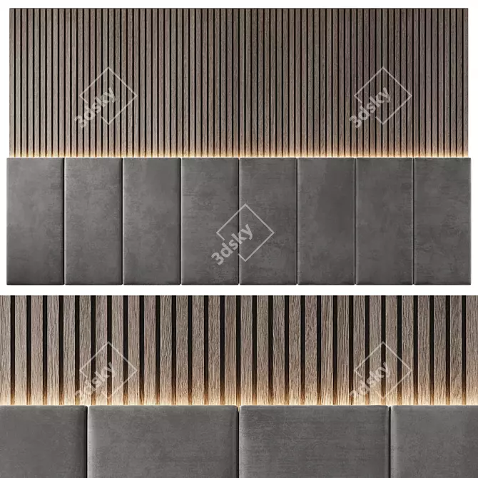 Decorative Wall Panel (3000x5000mm) 3D model image 1