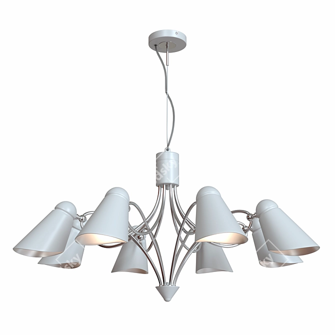 Lovato Hanging Chandelier - Modern Style 3D model image 4