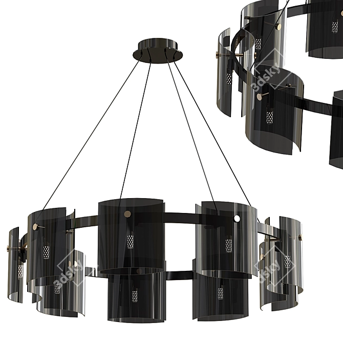 Elegant Janice Black 3D Model 3D model image 1