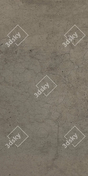 Hyper Taupe Floor: Multi-Texture, 30x60 cm 3D model image 3