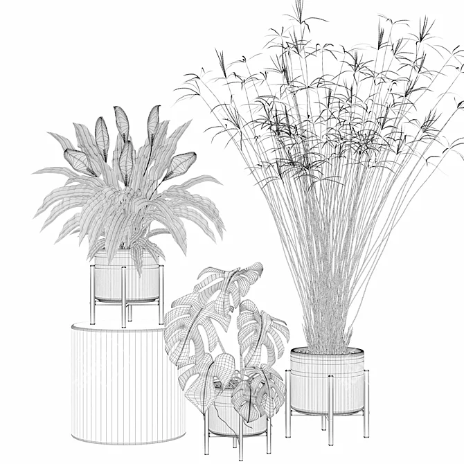 Lush Greenery Collection 087 3D model image 2