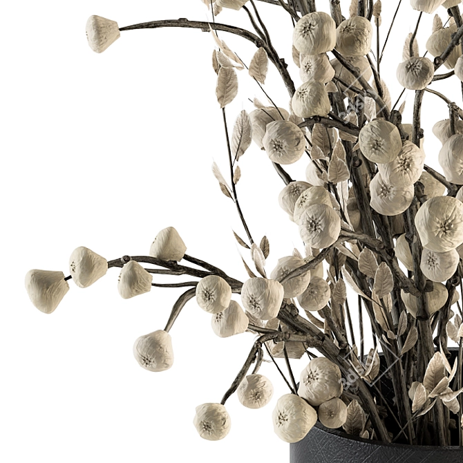 Vintage Flora Bouquet Set 3D model image 2