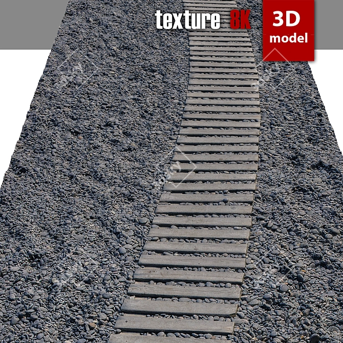 Exquisite Beach Pebbles - High Resolution 3D Model 3D model image 5