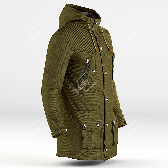 PBR Winter Jacket - V-Ray & Corona Compatible 3D model image 2