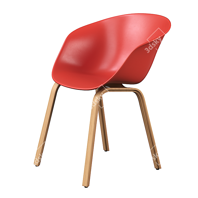 Modern Designer Chair: HALE SOT 3D model image 3