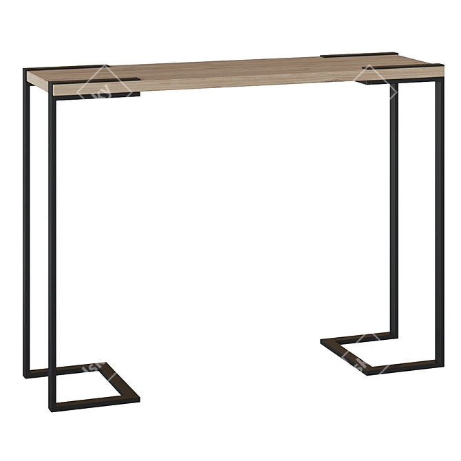 Modern Urban Loft Console 3D model image 1